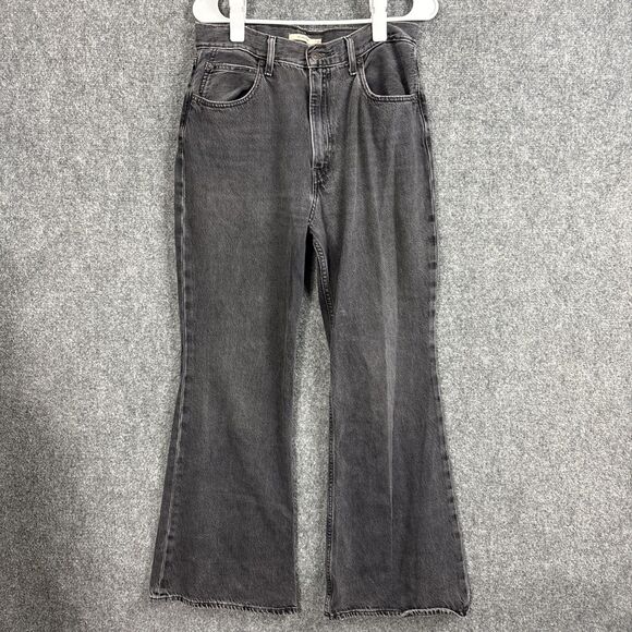 Levi's Denim - Levis 70's High Flare Jeans Womens Size 30 Black